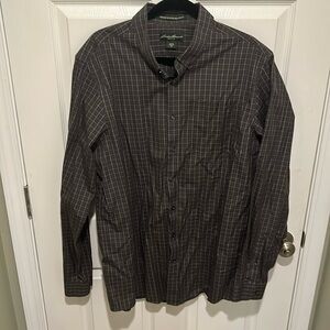 Eddie Bauer Wrinkle Resistant Shirt Size XLT
